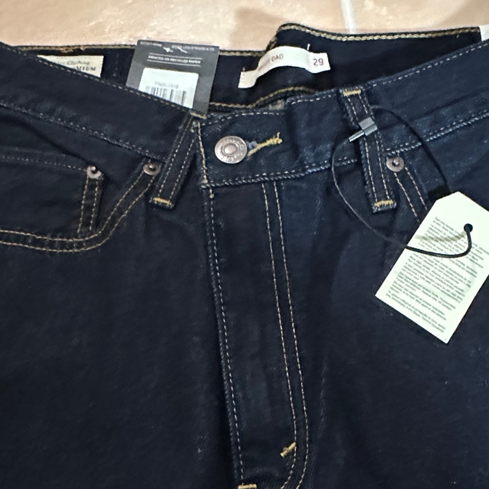 NWT HP Levi's Dark Blue Relaxed Jeans - Picture 8 of 13